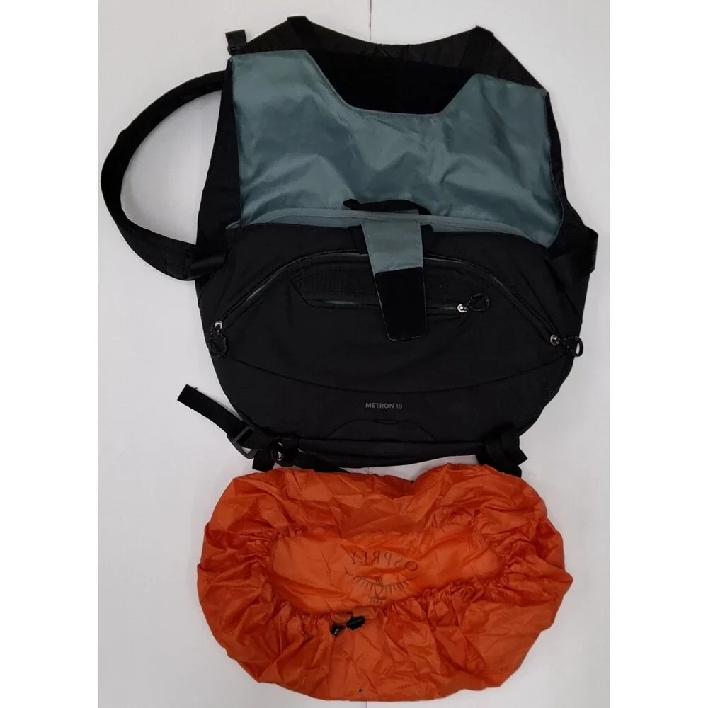 Osprey Metron 18 Messenger Bag Black Bike Commuter Cycling Laptop With Raincover